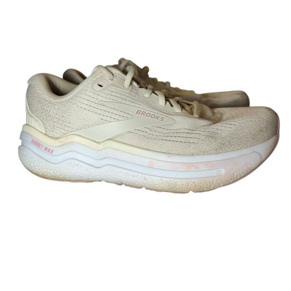 Brooks Ghost Max 2 Women’s Size 9 2E Shoes White 1204202E190 Running Sneakers